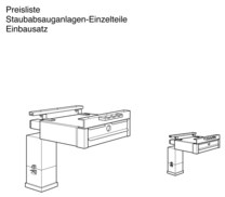 Zubehör zu SMARTair / -evo / EWL Schubladen-Absauganlagen